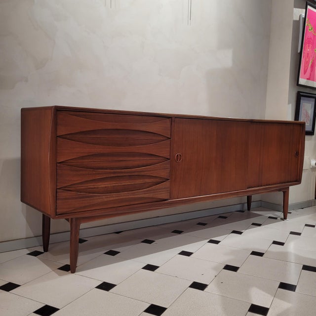 1960s Mid-Century Sideboard by Oswald Vermaecke for V-Form, Belgium, 1960s For Sale - Image 5 of 18