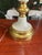 1970s MCM Marble and Gold Table Lamp For Sale In Atlanta - Image 6 of 8