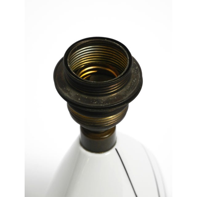 Mid-Century Table Lamp in Ceramic and with Plastic Shade by Alka Kunst, 1950s For Sale - Image 11 of 18