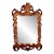1960s Rococo Revival Gilded Carved Wood Mirror Midcentury Very Large For Sale
