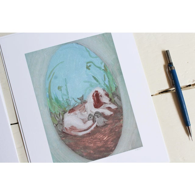 Modern Woodland Animals Wall Art Print by Michelle Farro For Sale - Image 3 of 9