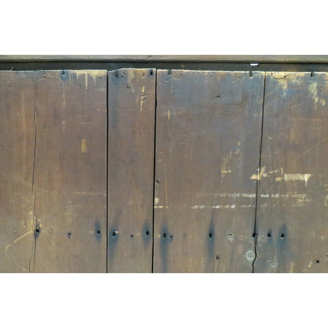 Brown 19th Century Antique Primitive Handmade Farmhouse Dry Sink For Sale - Image 8 of 11