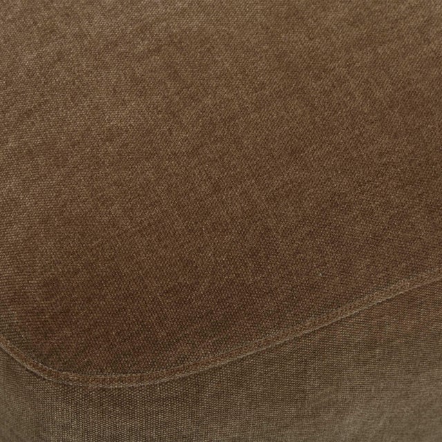 Brown Outlook Modern Velvet Dining Chair For Sale - Image 8 of 9