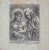 Jesus and Virgin Mary, Original Etching, Late 18th-Century For Sale - Image 3 of 3