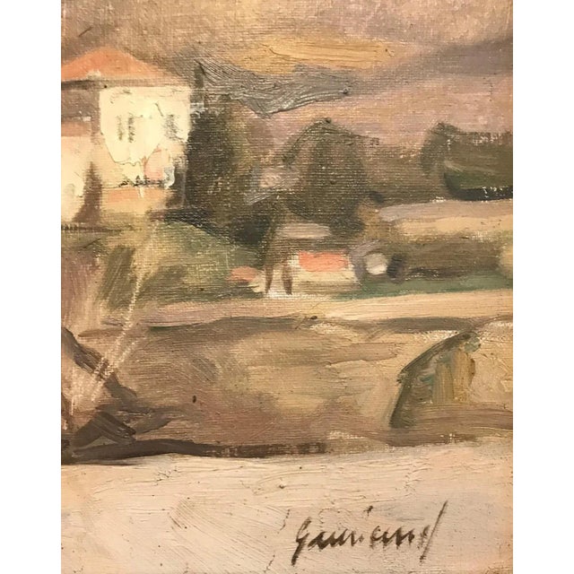 Rustic René Guinand, Countryside Landscape in Sanary, Oil on Canvas For Sale - Image 3 of 6