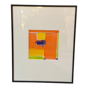 Isabel Wyatt "Orange Color Form" Original Painting, Signed