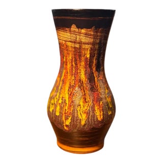French Ceramic Vase by St.Clément, 1970s–1979s For Sale
