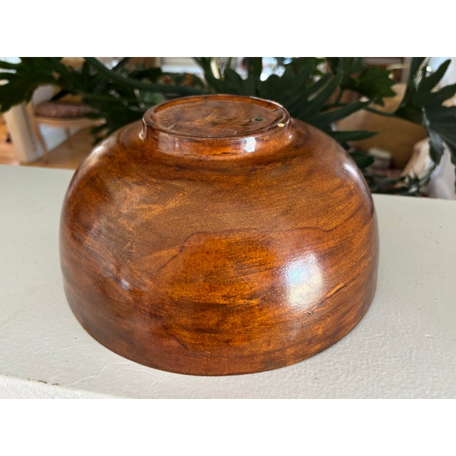 1960s Glazed Pottery Bowl, Signed For Sale - Image 6 of 8