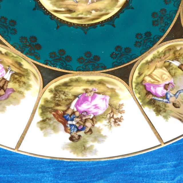 Large Footed JWK Kuba Bowl For Sale In San Francisco - Image 6 of 13