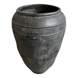 Madrid Black Earth Ware Vintage Pot Planter
