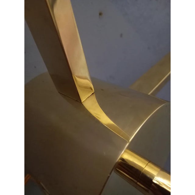 Wall Lamp Model Three Runes in Polished Brass in the style of Angel Lelii for Arredoluce For Sale - Image 6 of 9