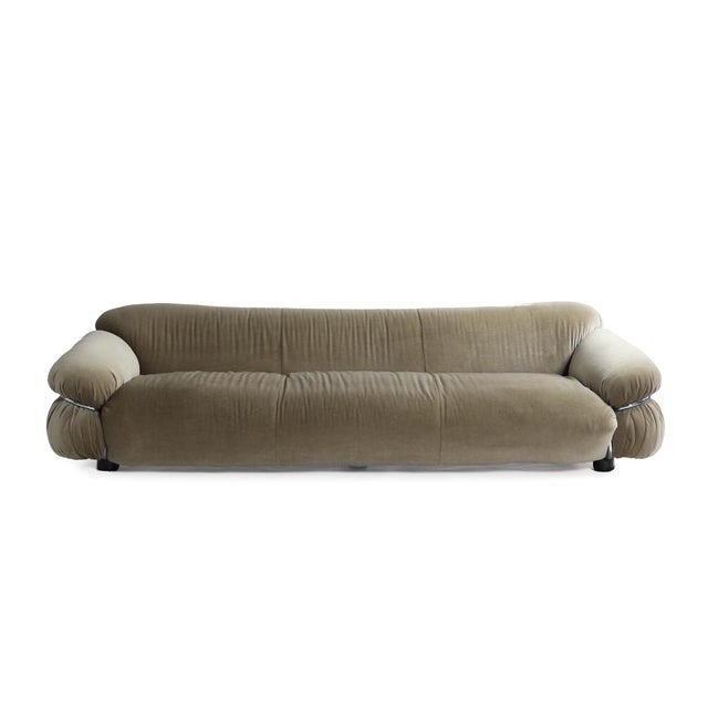 1970s Sesann Three-Seat Sofa by Gianfranco Frattini for Cassina, Italy, 1970s For Sale - Image 5 of 12