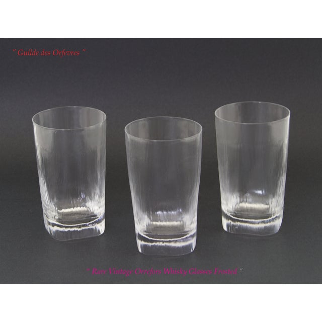 1960s Set of 5 Givré - Frost Exquisite Tumblers or Scotch- Whisky Glasses, For Sale - Image 16 of 17