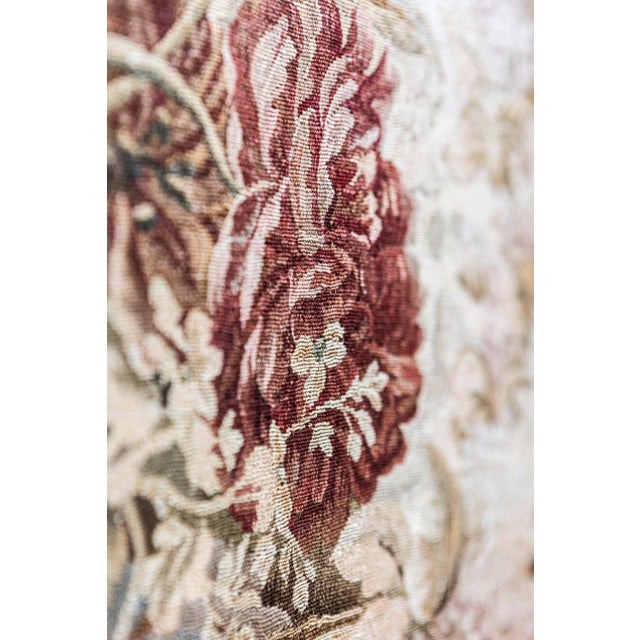 Framed French Silk Aubusson Tapestries with Floral Decor, Sold Individually For Sale - Image 4 of 9