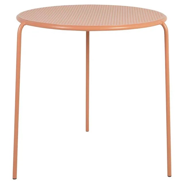 Dusty Peach Point Table by OK Design For Sale - Image 6 of 6