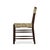 Textile Rustic Rush Seat Dining Chair in Dark Wood For Sale - Image 7 of 11