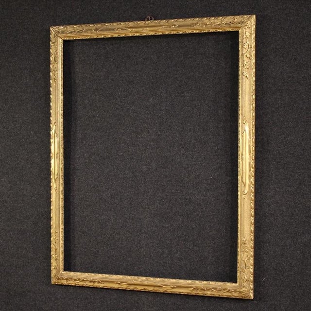 Antique Italian Gilded Frame, 1880 For Sale - Image 6 of 14