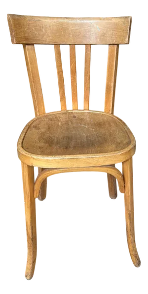 Vintage Blonde Luterma Bentwood Dining Chair, 1950s