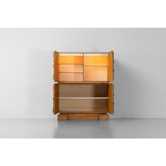 Niagara Cabinet in Oak by Maison Aurora, Belgium, 1975 For Sale - Image 12 of 17