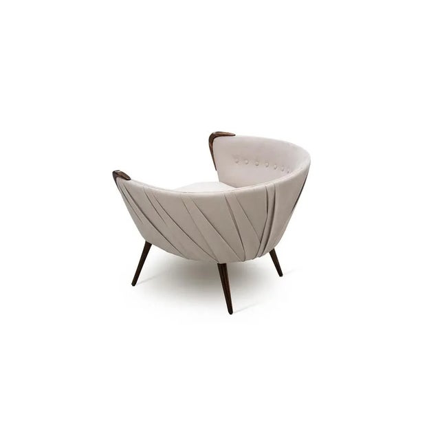 Not Yet Made - Made To Order Takeami Armchair by Alma De Luce For Sale - Image 5 of 8