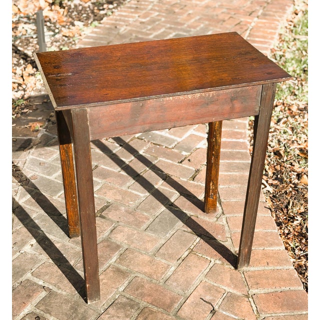 19th Century George III Oak Lowboy Table For Sale In Washington DC - Image 6 of 7