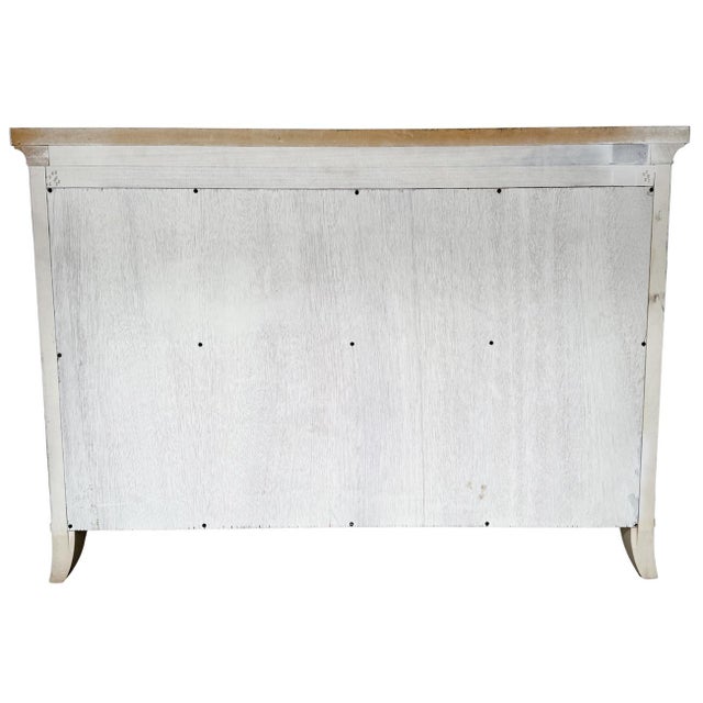 Late 20th Century Italian Neoclassical Style Hand-Painted Console Cabinet or Commode For Sale - Image 15 of 15