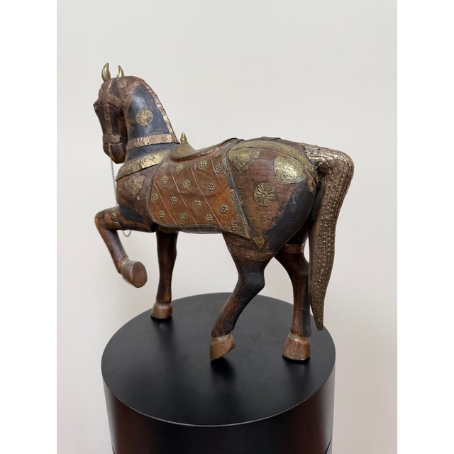 1950s Indian Tang Style Horse Sculpture For Sale - Image 15 of 18