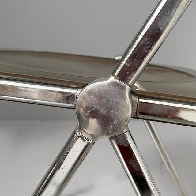 Italian Modern Plia Chair attributed to Giancarlo Piretti for Anonima Castelli, 1970s For Sale - Image 16 of 18