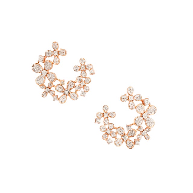 Natural diamond 1.60cts earring in 18k gold For Sale - Image 12 of 18