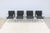 Ludwig Mies Van Der Rohe Brno Flat Bar Chairs in Gray Wool by Gordon - Set of 4 For Sale - Image 9 of 18