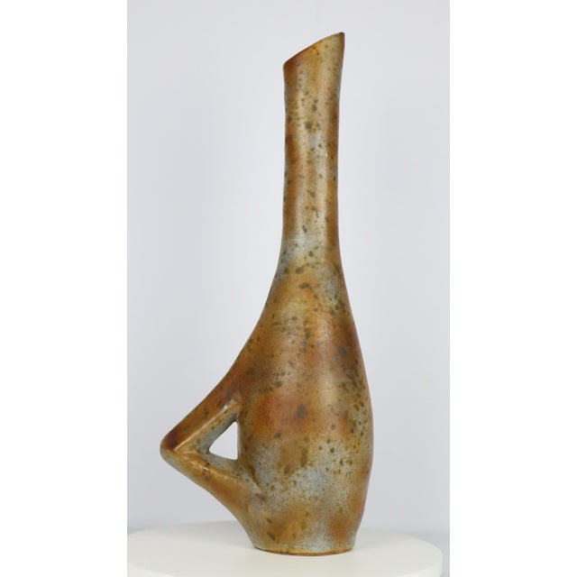 1970s Ceramic Vase by Agnès Escala for Vallauris, 1970s For Sale - Image 5 of 12