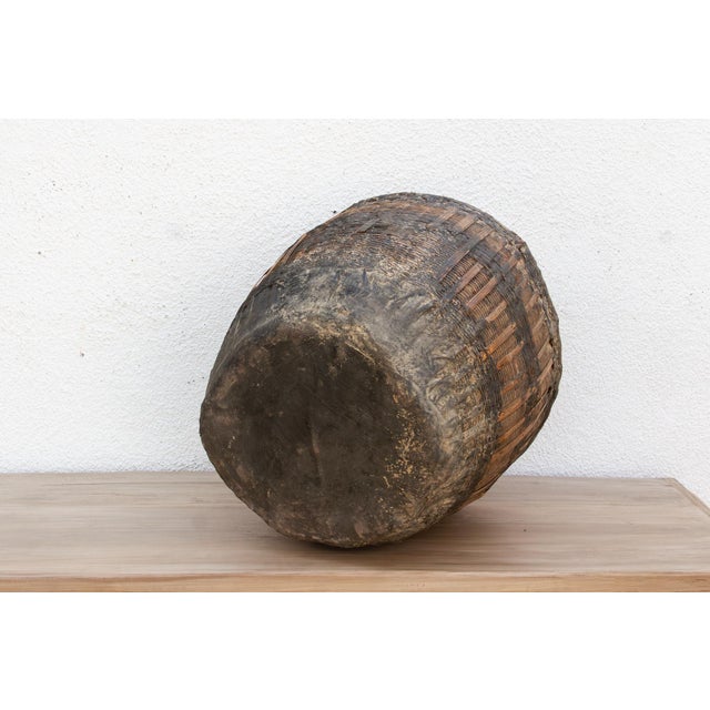 Vintage English Farmhouse Basket For Sale - Image 9 of 9