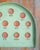 Modern 20th Century Primitive Folk Art Skee Ball Gameboard in Pistachio Green For Sale - Image 3 of 11