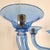 1980s Large Mid-Century Modern Blue Murano Glass Chandelier For Sale - Image 9 of 12