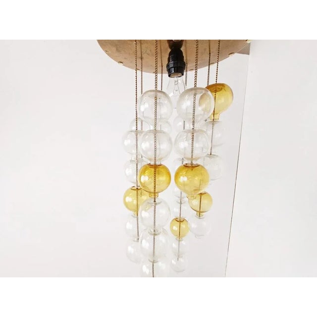 Tulipan Ceiling Light attributed to Kalmar, 1960s For Sale - Image 4 of 10