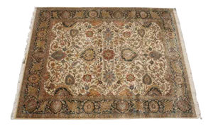 Late 20th Century Floral All Over Traditional Oriental Indo Agra Area Rug
