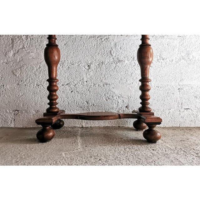 Wood Antique Historicism Console Table, 1880s For Sale - Image 7 of 10