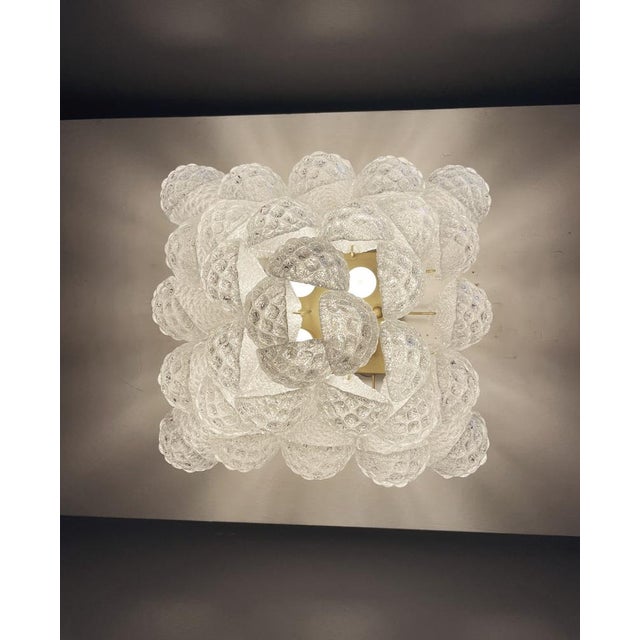 Glass Murano Ceiling Lamp, 1990 For Sale - Image 7 of 17
