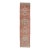 1970s Vintage Handmade Wool Cotton Orange Runner Rug For Sale