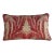 Fortuny Decorative Pillow With Jeweled Velvet Back and Venetian Motif For Sale