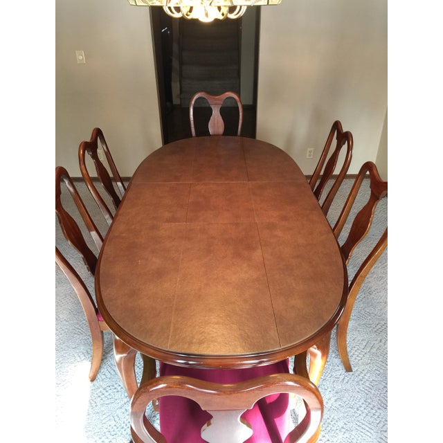 Vintage Dixie Furniture Co Cherry Dining Set Chairish