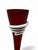 Contemporary Contemporary Monumental Makora Kronso Poland Twisted Red Art Glass Vase For Sale - Image 3 of 6