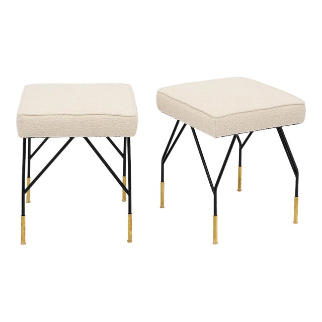 Vintage Italian Carlo Di Carli Stools For Sale