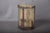 Brass Vitrine Wall Lamp with Curved Glass and Garden Scene Panel, 1950s For Sale - Image 3 of 7