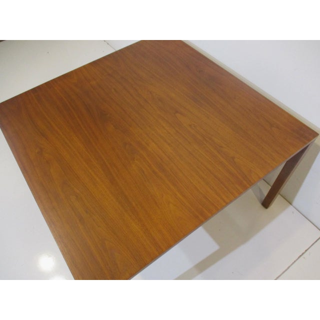 Early Knoll Walnut Coffee Table by Lewis Butler For Sale - Image 9 of 11