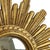 Gold Small Sunburst Mirror in Gold, 1960s For Sale - Image 8 of 15
