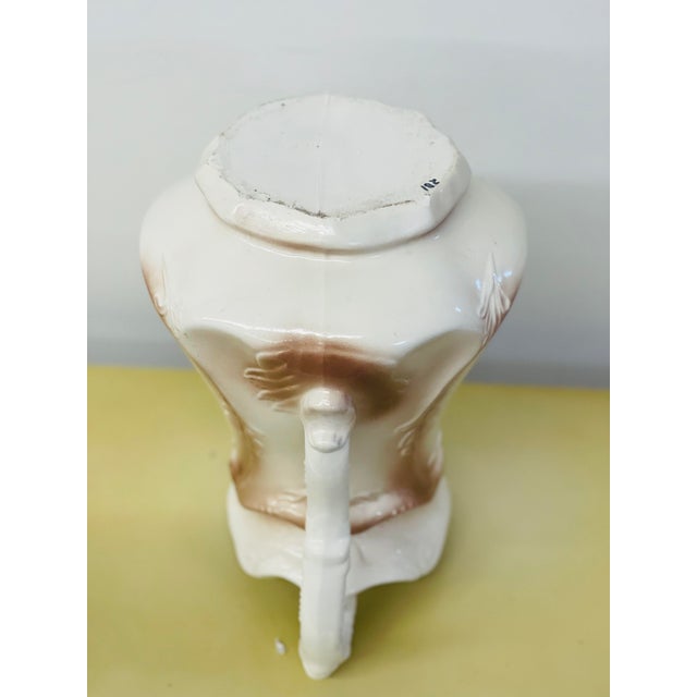 Antique Victorian Ironstone Pitcher For Sale - Image 9 of 10