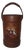 Art Deco Cowhide Leather Wastepaper Basket, 1930s For Sale