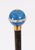 Blue Antique Lapis Lazuli Walking Stick Cane by Briggs, 1890s For Sale - Image 8 of 10