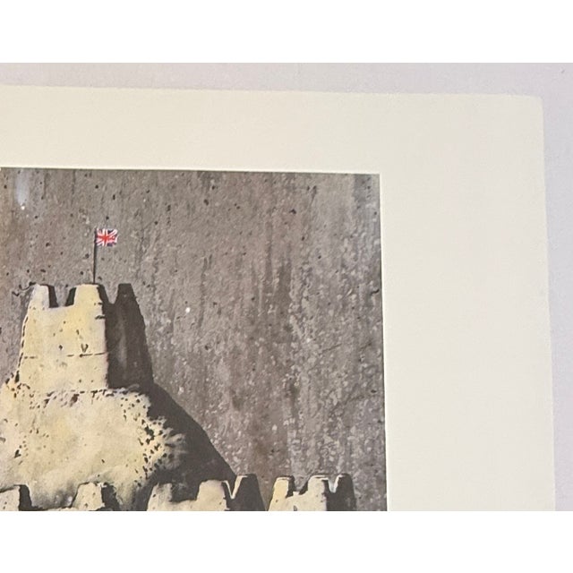 Green Banksy's Graffiti "Tesco Sandcastles" Limited Edition Lithographic Print For Sale - Image 8 of 10